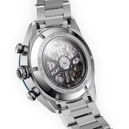 Carrera Chronograph 44mm Ceramic And Steel Watch - 2
